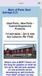 Mobile Screenshot of barnofparts.com